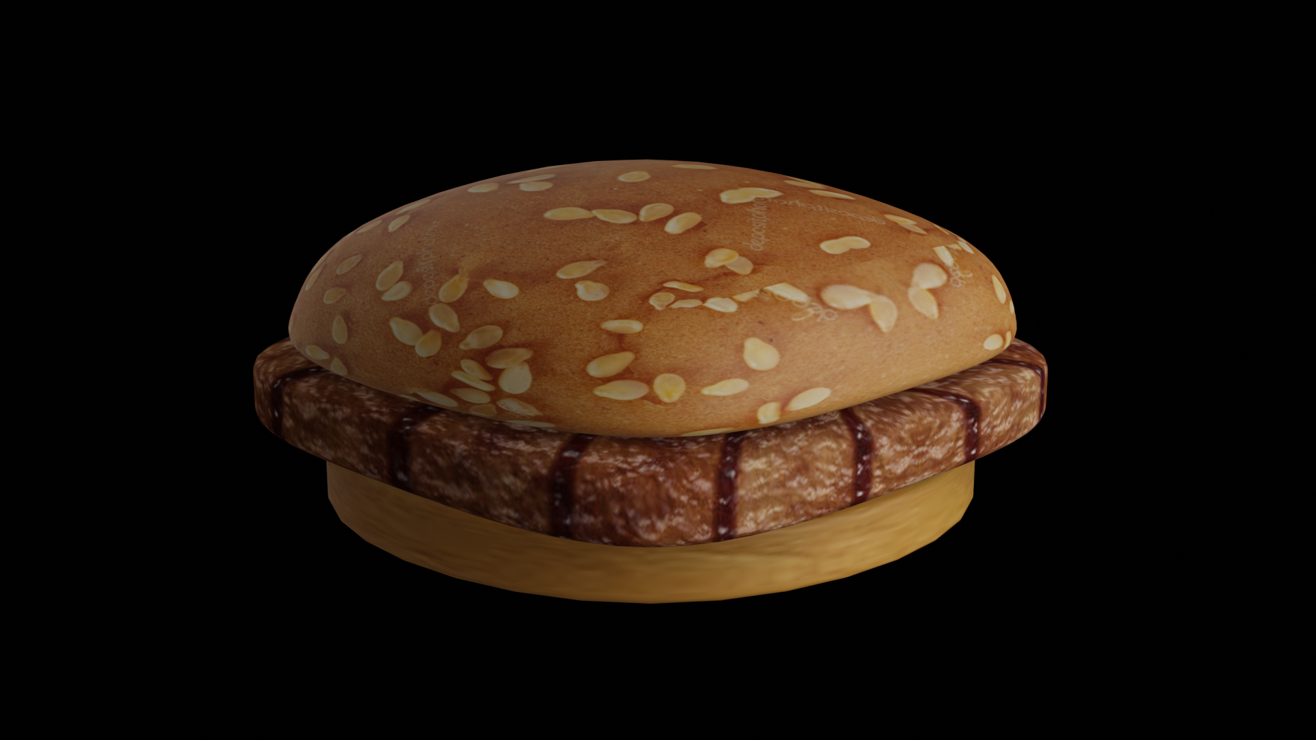 Burger 3D model